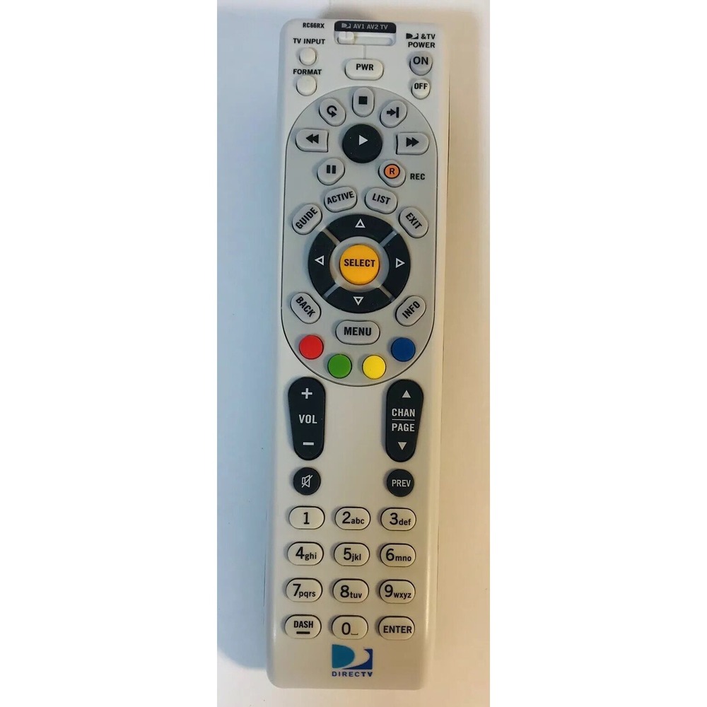 DirecTV DTV RC64‎ UHF RF DVR TV Remote Control for H24 HR24 H25 R16 D12 Receiver
